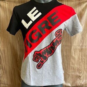 New with tags Le Tigre Black and Gray Graphic T-Shirt